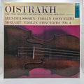 Oistrakh*, The Philadelphia Orchestra, Eugene Ormandy / Mendelssohn* / Mozart* - Concerto pour violon / Concerto pour violon n° 4 (LP) (Très bon état (VG+))