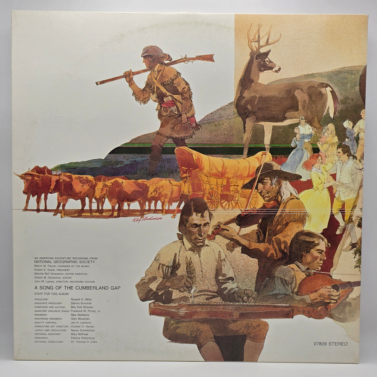 Various - A Song Of The Cumberland Gap In The Days Of Daniel Boone (LP) (Très bon (TB))