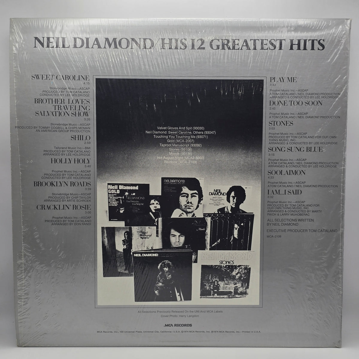 Neil Diamond - His 12 Greatest Hits (LP) (Proche du neuf (NM ou M-))