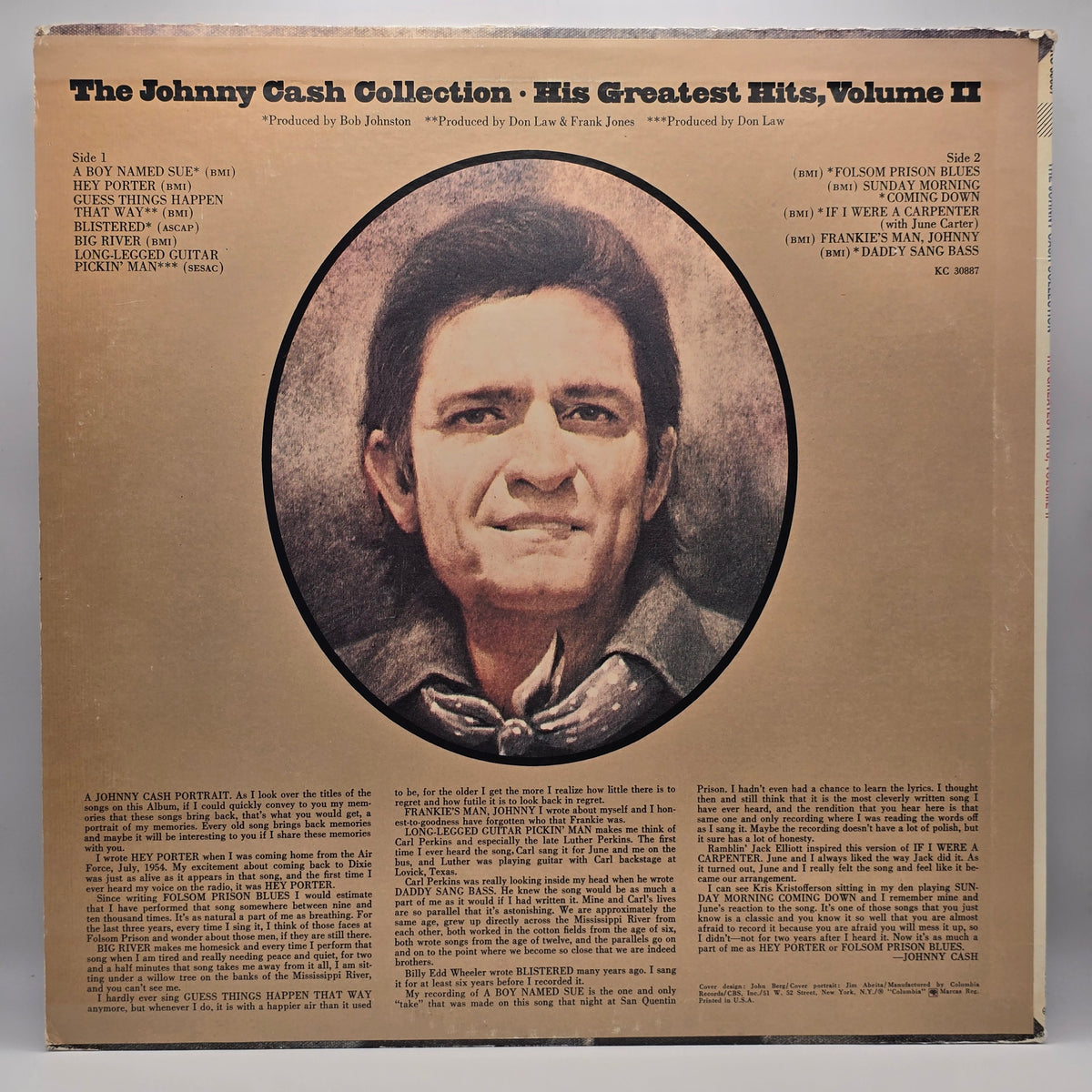 Johnny Cash - The Johnny Cash Collection • His Greatest Hits, Volume II (LP) (Très bon (TB))