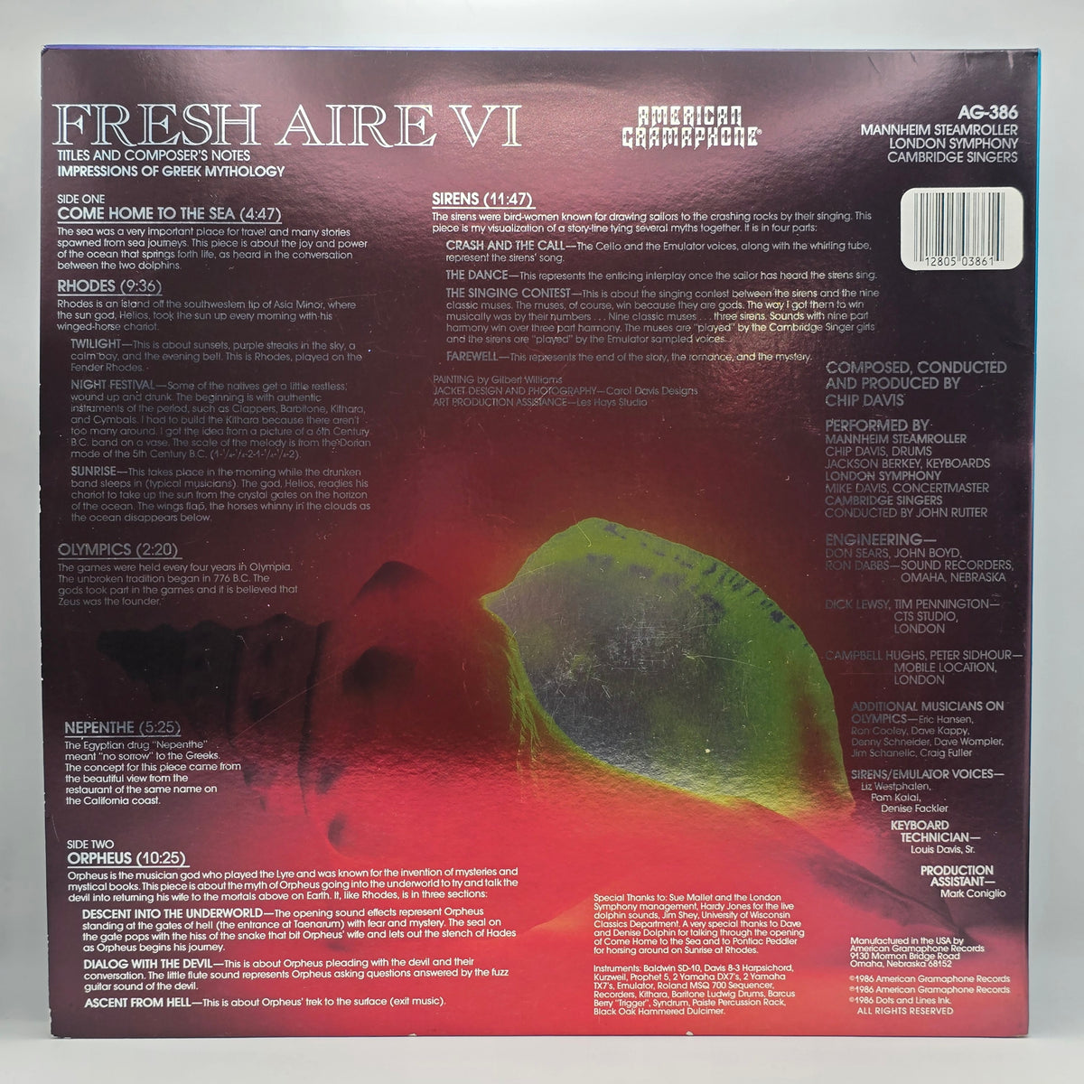 Mannheim Steamroller - Fresh Aire VI (33 tours)