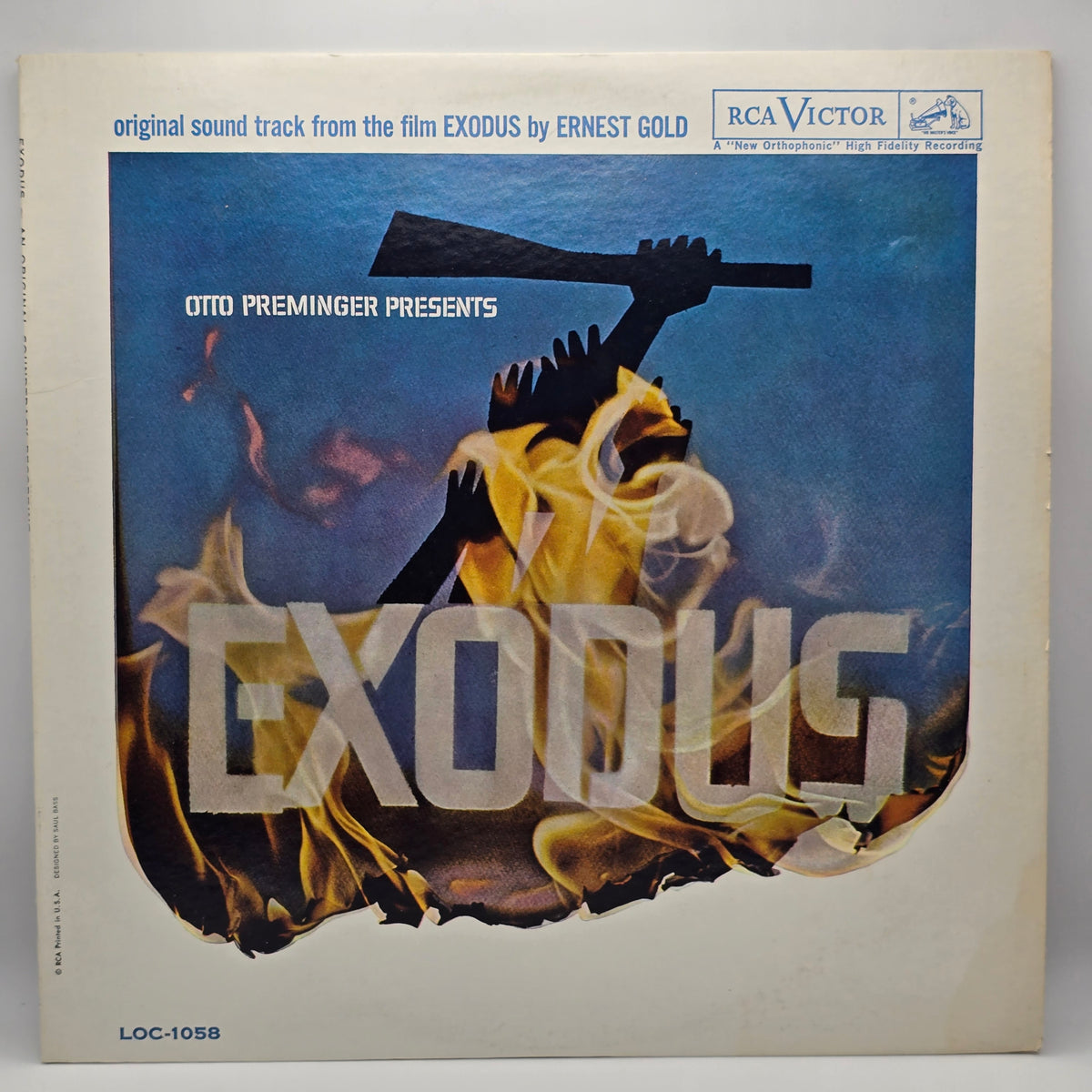 Ernest Gold - Exodus - An Original Soundtrack Recording (LP) (Très bon état (TB+))