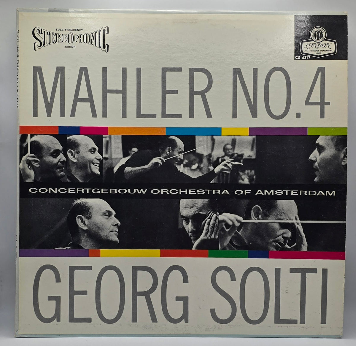 Mahler* / Concertgebouw Orchestra Of Amsterdam*, Georg Solti - Symphonie N° 4 en sol majeur (LP) (Très bon état (VG+))