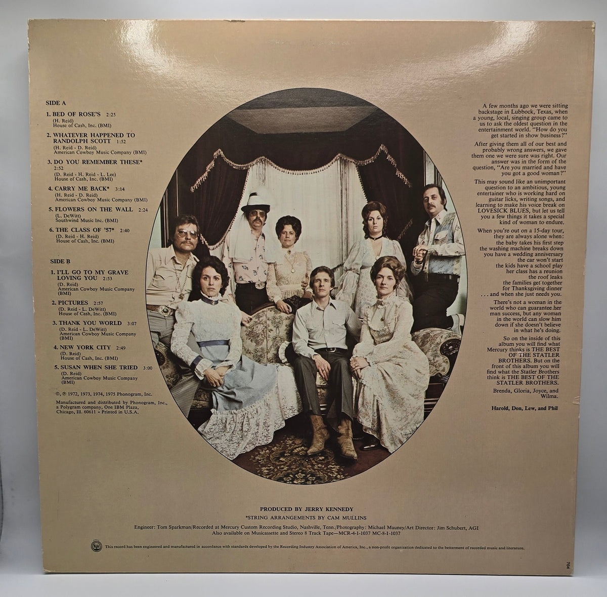 The Statler Brothers - The Best Of The Statler Brothers (LP) (Très bon état (VG+))