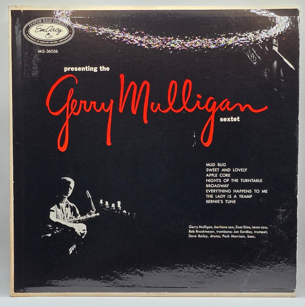 Gerry Mulligan And His Sextet - Presenting The Gerry Mulligan Sextet (LP) (Very Good Plus (VG+))