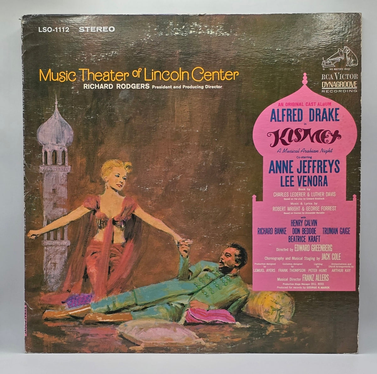 Alfred Drake, Richard Rodgers - Kismet Original Cast Music Theatre Of Lincoln Center (LP) (Très bon état (VG+))