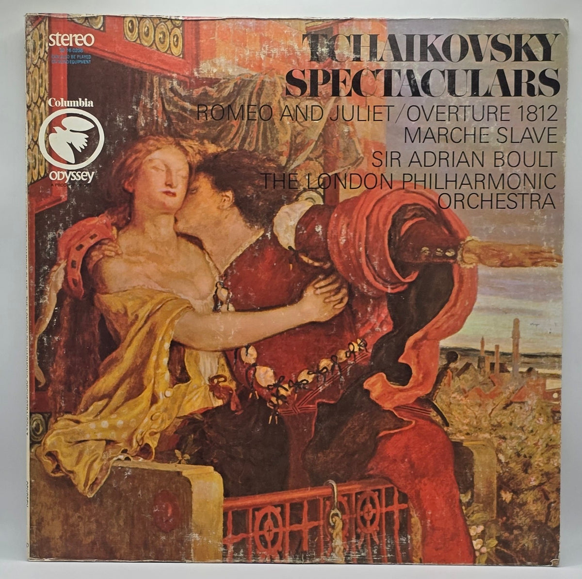 Tchaikovsky* - Sir Adrian Boult, The London Philharmonic Orchestra* - Tchaikovsky Spectaculars (Romeo And Juliet / Overture 1812 / Marche Slave) (LP) (Très bon état (VG+))
