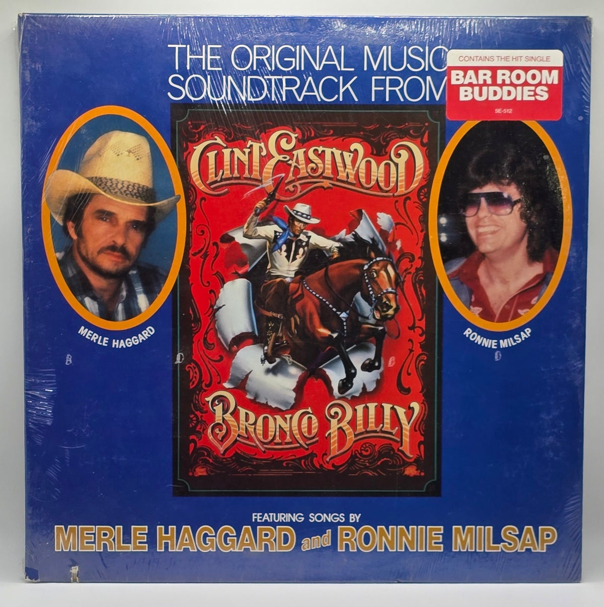 Various - The Original Music Soundtrack From Clint Eastwood's - Bronco Billy (LP) (Proche du neuf (NM ou M-))