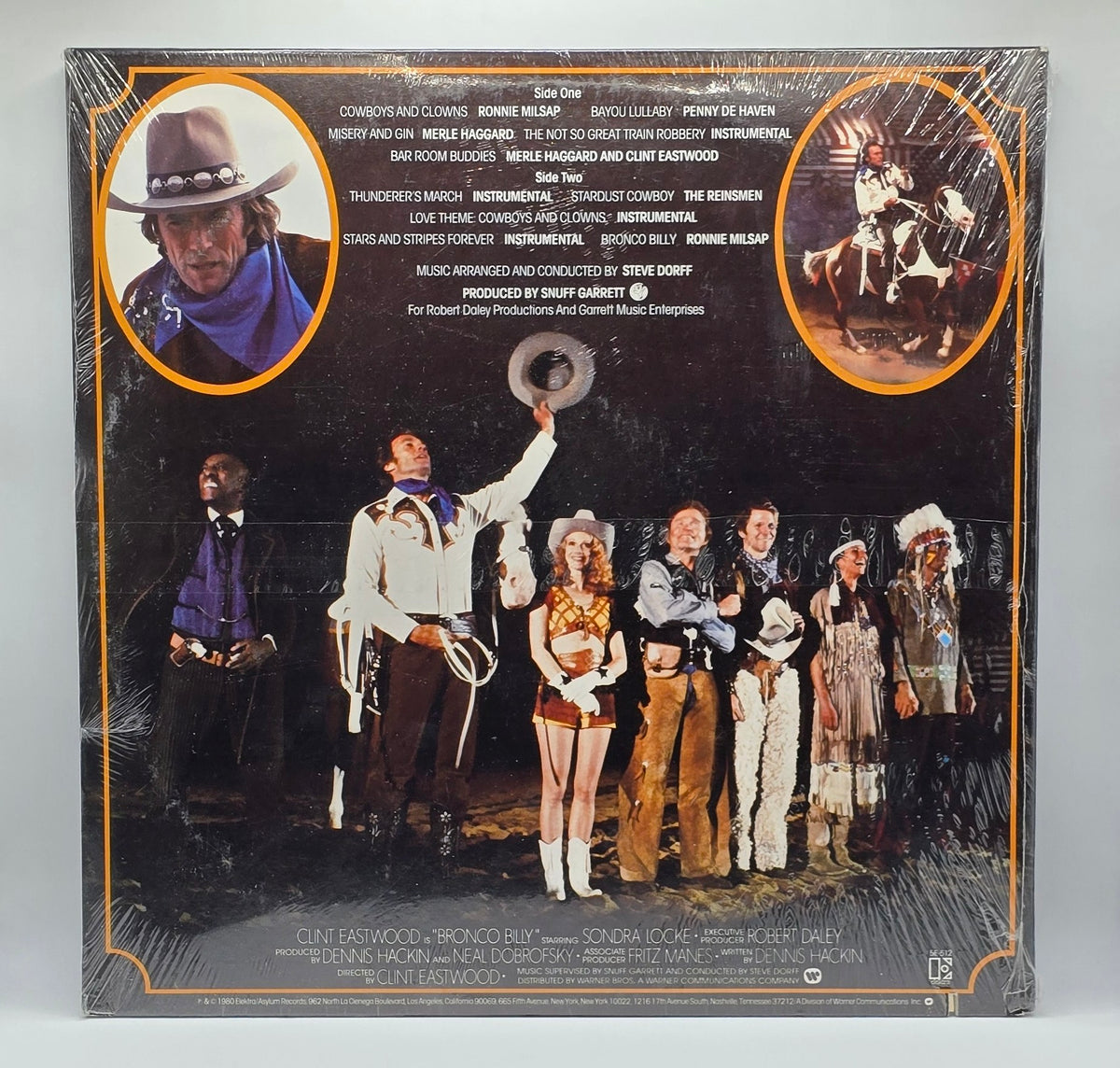 Various - The Original Music Soundtrack From Clint Eastwood's - Bronco Billy (LP) (Proche du neuf (NM ou M-))