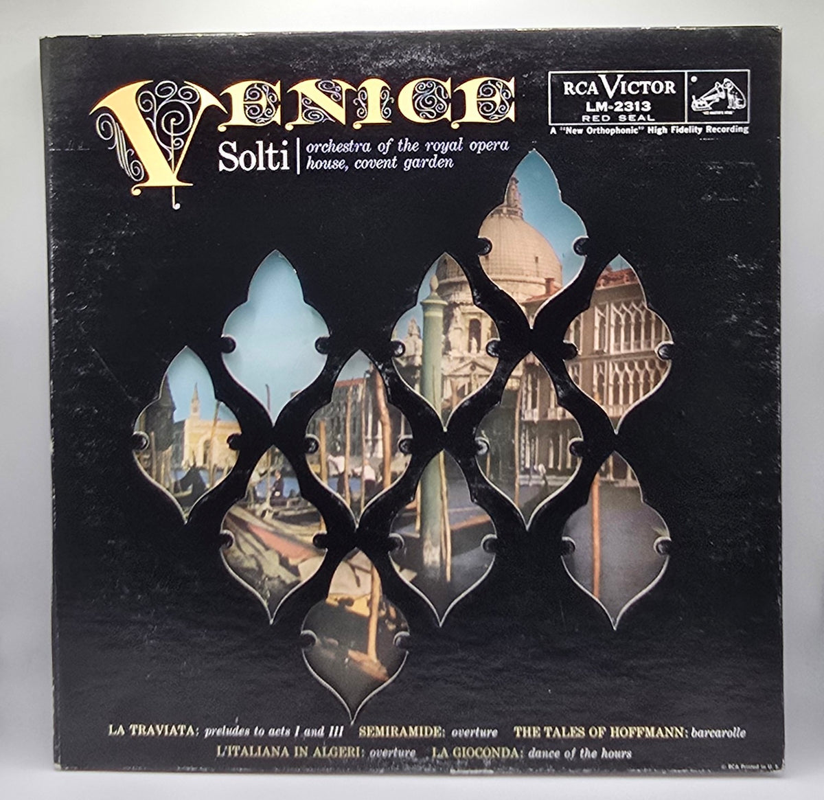 Orchestra Of The Royal Opera House, Covent Garden, Georg Solti - Venice (LP) (Proche du neuf (NM ou M-))