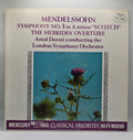 Mendelssohn*, Antal Dorati Conducting The London Symphony Orchestra - Symphony No. 3 In A Minor, Opus 56 ("Scotch") / The Hebrides Overture (LP) (Very Good Plus (VG+))