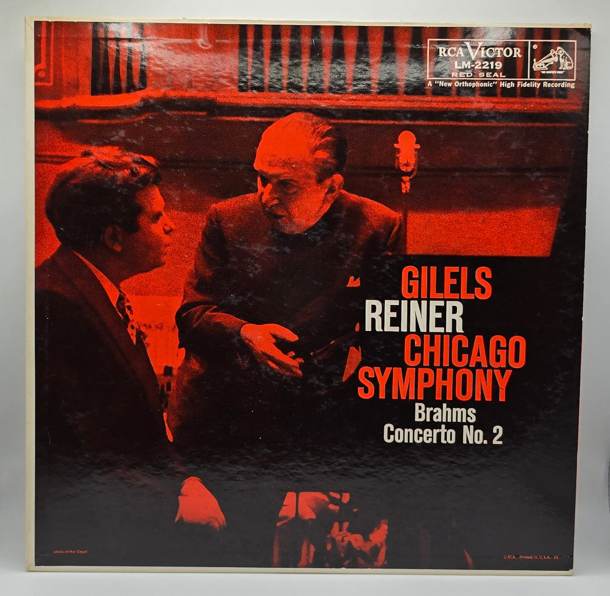 Brahms* - Reiner*, Chicago Symphony*, Gilels* - Brahms Concerto No.2 (LP) (Very Good Plus (VG+))